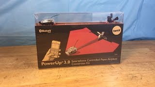 PowerUp 30 Smartphone Controlled Paper Airplane Unboxing [upl. by Ardnnek927]