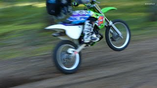 Kawasaki KX80  Incredible 2Stroke Sounds [upl. by Shimkus]