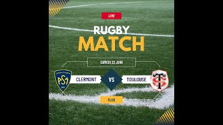 Rugby  ASM ClermontStade Toulousain  suivez en direct vidéo la demifinale délite Crabos [upl. by Magdalen]