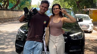 Fatima Sana Shaikh Spotted With Her New Car In Juhu [upl. by Aleyak]