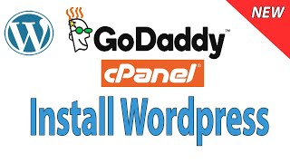 2021 How to install Wordpress Webite on Godaddy Cpanel Hosting [upl. by Lianna313]