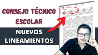 NUEVOS lineamientos para los Consejos Técnicos Escolares [upl. by Sik]