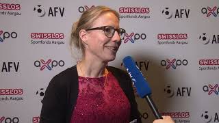 Stimmen zur AFVGala 23 Claudia Bruder SC Seengen [upl. by Rayham865]