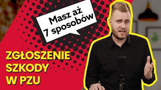 PZU zgłoszenie szkody  jak zgłosić szkodę w PZU [upl. by Dougie]