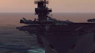 E2 Hawkeye carrier take off  Sea Power Naval Strategy Simulation [upl. by Joses]