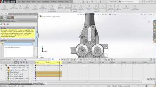 SOLIDWORKS Quick Tip  Setup and Analyze Motion Study [upl. by Enitsua]