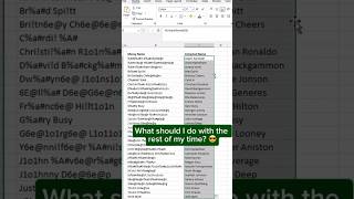 Excel VBA To Extract Names From Messy Data BEGINNER TO PRO  vba coding exceltips excelmania [upl. by Clyde958]