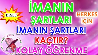 imanın şartları nelerdir Herkes için imanın şartı 6 [upl. by Eelyam376]