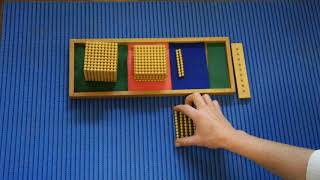 Montessori Counting Through with the Golden Beads [upl. by Jezabelle]