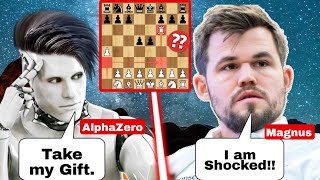 AlphaZero Shocked Magnus By Sacrificing a Rook in the Opening  AlphaZero vs Magnus  Magnus Chess [upl. by Collins]