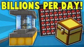 NEW GENERATOR MAKES BILLIONS A DAY  Pvpwars Skyblock [upl. by Obediah94]