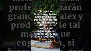 Ten cuidado con los falso Cristo y falsos profetas  shorts biblia advertencia estudialapalabra [upl. by Rosse]