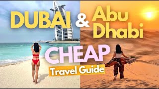 Dubai amp Abu Dhabi Budget Travel Guide w Costs amp Itinerary 2024 • ₱15000 for 4 DAYS [upl. by Kay]