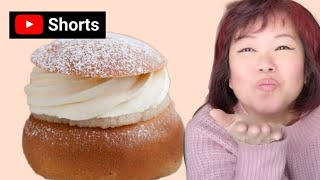 How to Make Swedish Semla Buns  Semlor shorts [upl. by Susanna]