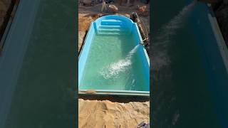 Colocando uma piscina no buraco fy satisfying piscinas limpeza satisfy satisfyingvideo shorts [upl. by Eceerehs]