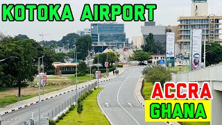 KOTOKA INTERNATIONAL AIRPORT Walk Tour 2023 Virtual Walk around the premises ACCRA  GHANA [upl. by Hgieliak606]