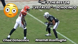 Chad Ochocinco Vs Nnamdi Asomugha 🤬 HE PRESSED OCHOCINCO 😳 WR vs CB 2009 [upl. by Iznil]