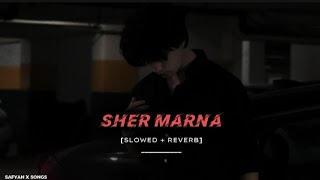 SHER MARNA Slowed  Reverb Full Song  Ranjit Bawa  Punjabi Song [upl. by Enidan]