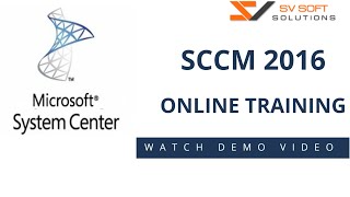 SCCM 2016 Tutorial  MS SCCM Online Training Demo Video [upl. by Nahsad969]