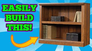 How To Build This Sauder 2Shelf Bookcase [upl. by Marzi431]