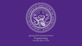 Engineering  Commencement Spring 2024 [upl. by Cymbre655]