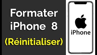 Comment réinitialiser un iPhone 8 formater iPhone 8 et remise à zéro [upl. by Trahurn]