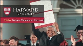 Nelson Mandela at Harvard [upl. by Liahkim]