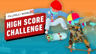 OlliOlli World Who Can Get The Highest Score [upl. by Asiul]