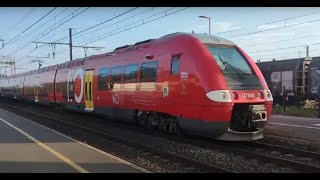 French TER arriving and departing at Rivesaltes France [upl. by Erdnua846]