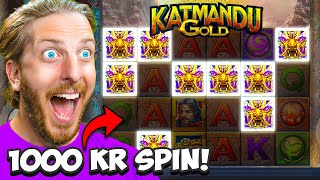 Satsar 50 000 kr för Katmandu Gold big win hos Expekt Casino [upl. by Pacien]