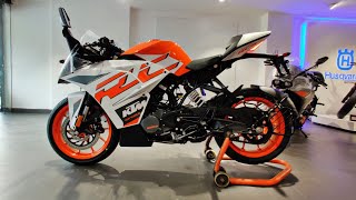 KTM RC 125 bs6 detailed review and walkaround price  mileage indorimotoroids [upl. by Vish]