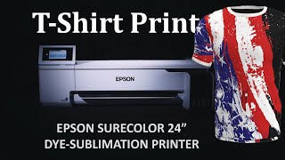 Epson Sublimation Printer SC F530  24quot Sublimation Printer  Evolving Atma  Print Vlog  03 [upl. by Edualc]