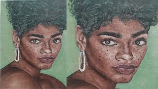 quotFrecklesquot  OIL Painting Timelapse  Portrait Painting Tutorial [upl. by Hammer]