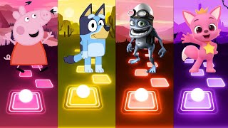 Peppa Pig Exe 🆚 Bluey Exe 🆚 Crazy Frog Exe 🆚 Pinkfong Exe  Who is Win 🏅🎯 exe fnf [upl. by Doownelg502]