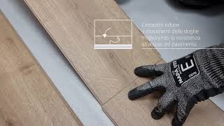 Video di installazione Laminato con incastro Uniclic [upl. by Nahseez755]