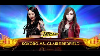 Kokoro Darling in the Franxx vs Claire Redfield Resident Evil ★ 076 ★ WWE2K19 [upl. by Edvard]