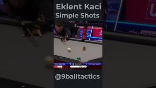 Eklent Kaçi 9 Ball Simple Shots 2023 UK Open Pool Championship billiards poolball [upl. by Barnie]