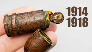 WW1 Shrapnel Shell Lighter Restoration [upl. by Katharine]