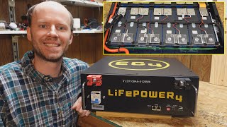 EG4 LiFePO4 Battery 48V 100Ah quotLifePower4quot Review and Teardown [upl. by Sylado578]