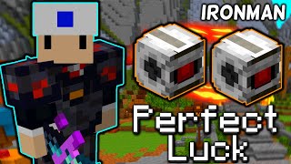 The LUCKIEST Moment in Skyblock History Hypixel Skyblock IRONMAN 204 [upl. by Bobbye]