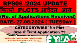 RPS082024 किस Plot Size में कितने ApplicationYamuna Expressway AuthorityYeidaGreater Noida [upl. by Yeliah305]