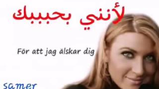 اغنية سويدية مترجمة Svensk låtsång med svenska och arabiska textSarah Dawn finer [upl. by Fionnula]