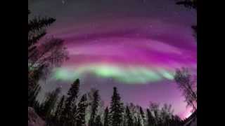 Aurora Borealis February 18 2014 Fairbanks Alaska [upl. by Aihsoem]