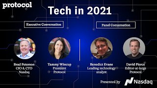 Tech in 2021  An event with David Pierce and Benedict Evans [upl. by Oirramed]