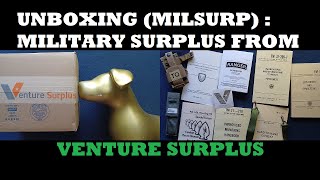 UNBOXING 202 Venture Surplus Books and Gear [upl. by Lihkin441]