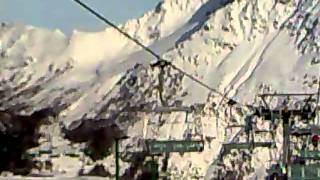 La Thuile  lift Chaz Dura Express [upl. by Rustice]