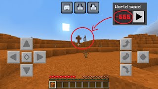 quotDONT PLAY ON THIS CURSED SEED quot666quot on Minecraft Bedrock EditionPE Xbox SwitchWindows [upl. by Icam]