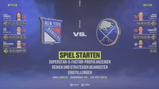 NHL 202324  Regular Season  NYR Game 01 Buffalo Sabres  New York Rangers [upl. by Eerrehc877]