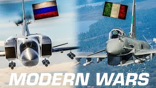 COULD ITALY RESIST A RUSSIAN ATTACK   Panavia Tornados Typhoons and F35s SCRAMBLED  DCS [upl. by Ellierim492]