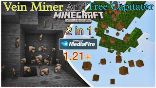 Vein Miner And Tree Capitator Addon For MCPE amp MCBE 121 Mediafire [upl. by Ajnat901]